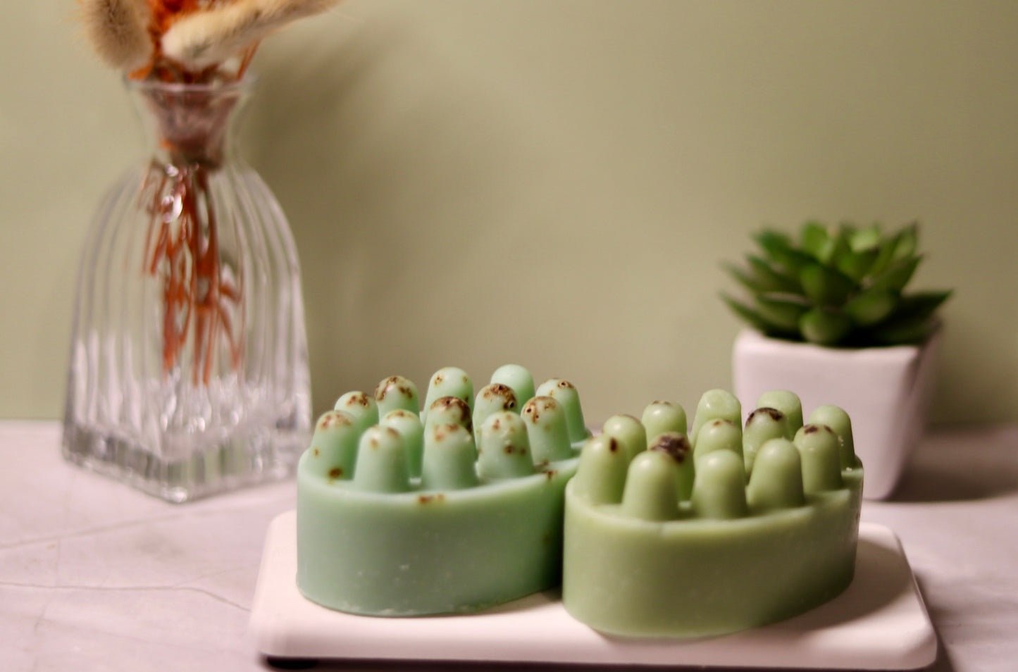 Cucumber - Massage Bar - Pale Green